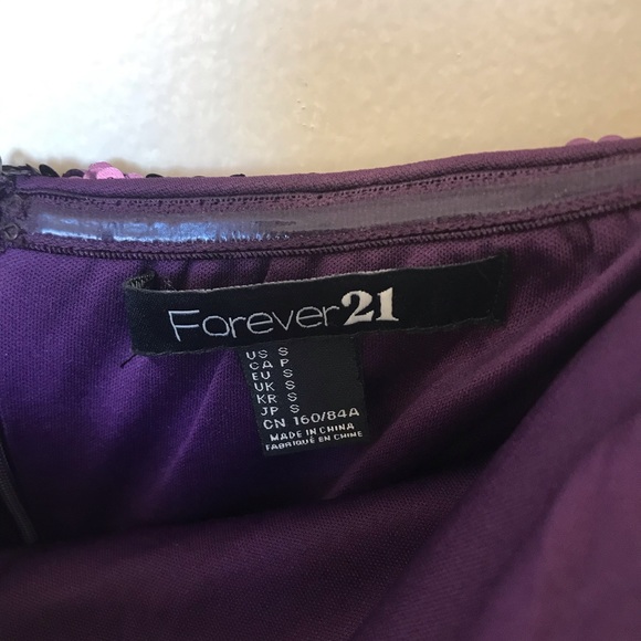 Forever 21 sequin strapless mini dress - Picture 3 of 6